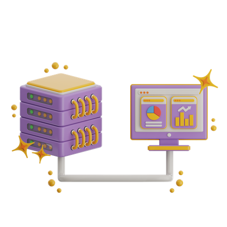 Mégadonnées  3D Icon