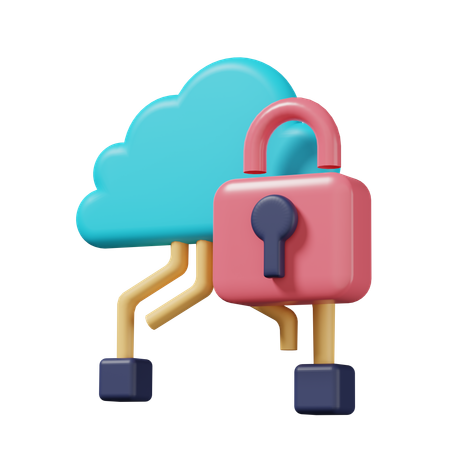 Mégadonnées en nuage  3D Icon