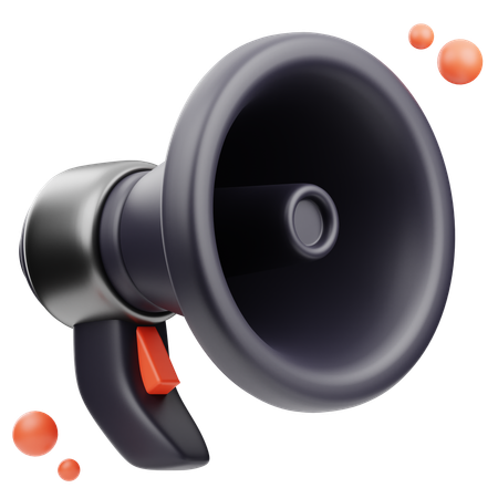 Megafone  3D Icon