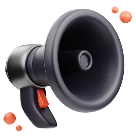 Megafone  3D Icon