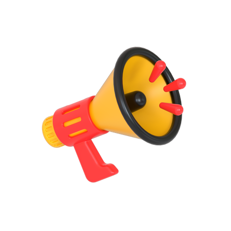 Megafone  3D Icon