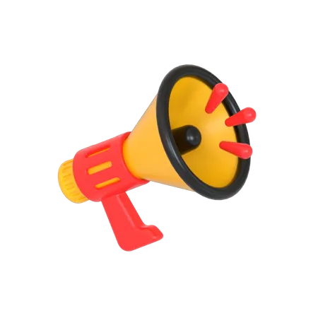 Megafone  3D Icon