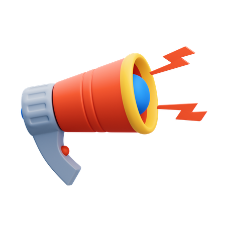 Megafone  3D Icon