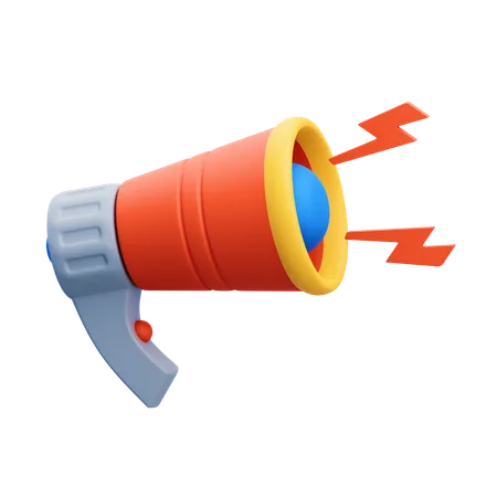 Megafone  3D Icon