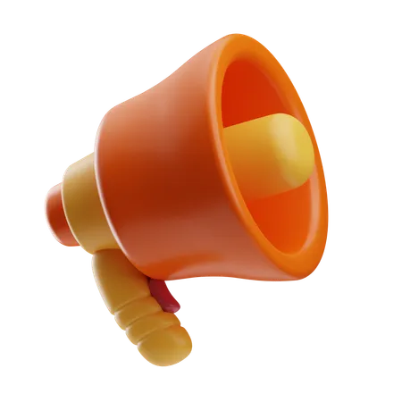 Megafone  3D Icon