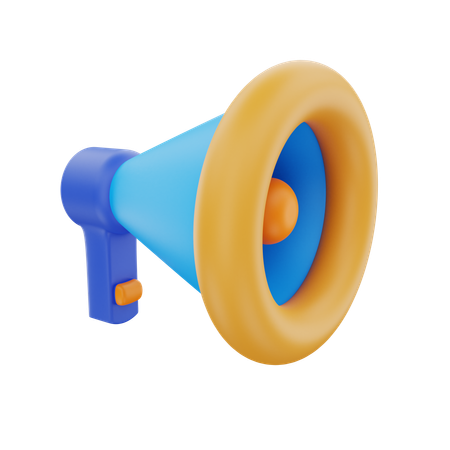 Megafone  3D Icon