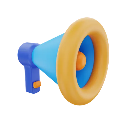 Megafone  3D Icon