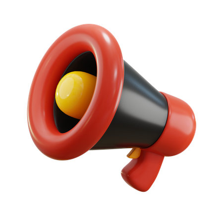 Megafone  3D Icon