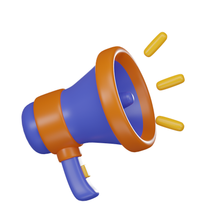 Megafone  3D Icon