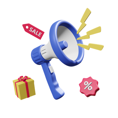 Megafone  3D Icon