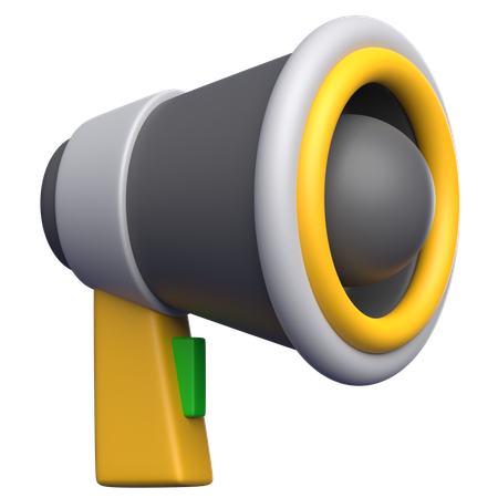 Megafone  3D Icon