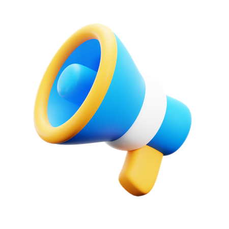 Megafone  3D Icon