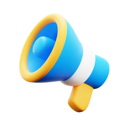 Megafone  3D Icon