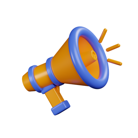 Megafone  3D Icon