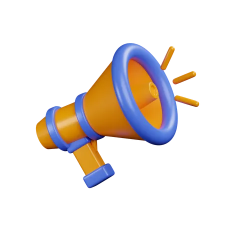 Megafone  3D Icon