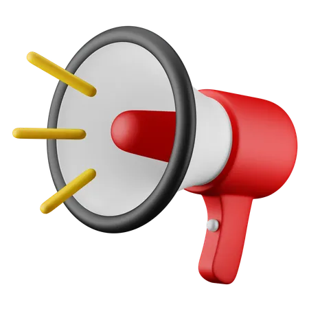 Megafone  3D Icon