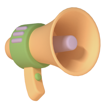 Megafone  3D Icon