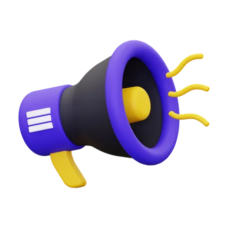 Megafone  3D Icon