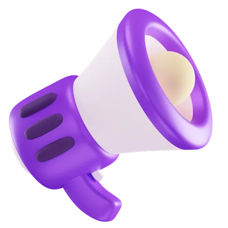 Megafone  3D Icon