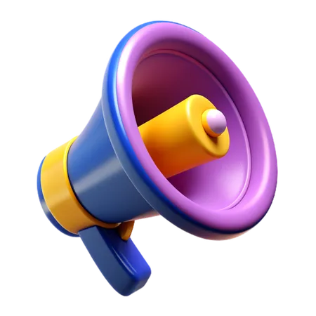 Megafone  3D Icon