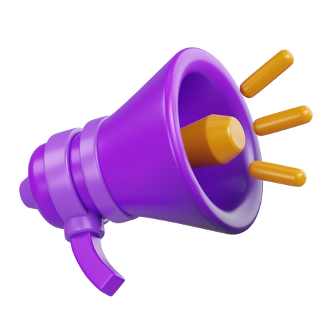 Megafone  3D Icon