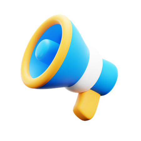 Megafone  3D Icon