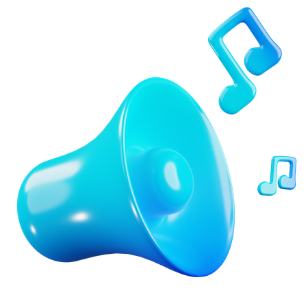 Megafone  3D Icon