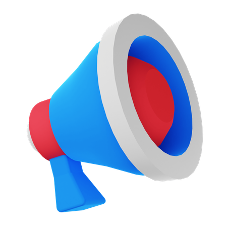 Megafone  3D Icon