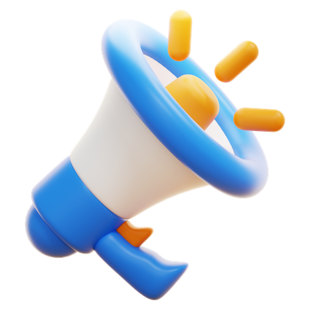 Megafone  3D Icon