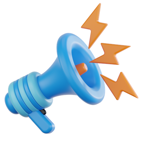 Megafone  3D Icon