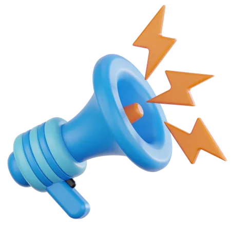 Megafone  3D Icon