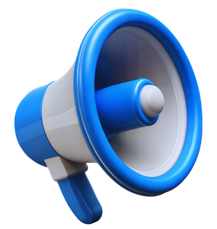 Megafone  3D Icon