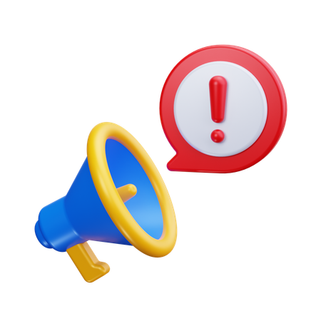 Megafone  3D Icon