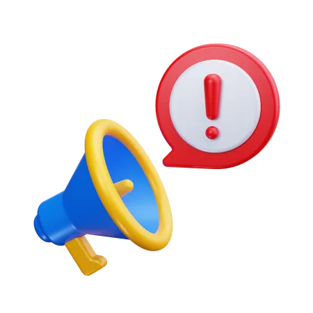 Megafone  3D Icon