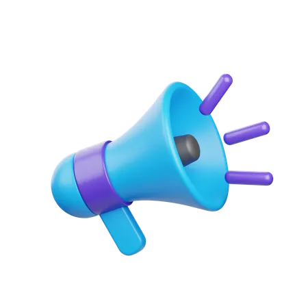 Megafone  3D Icon