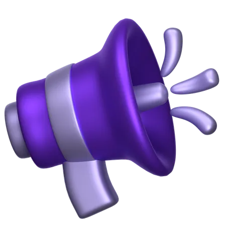 Megafone  3D Icon