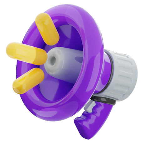 Megafone  3D Icon