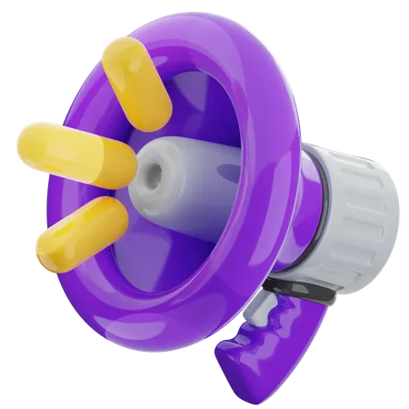 Megafone  3D Icon