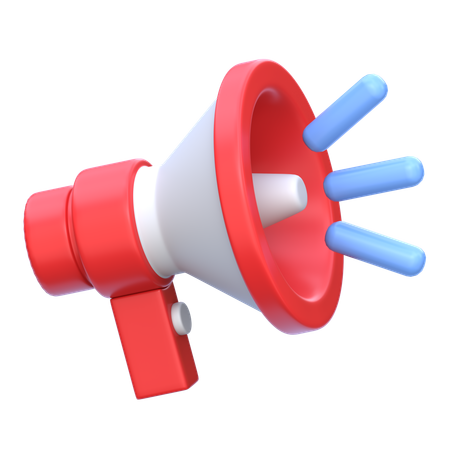 Megafone  3D Icon