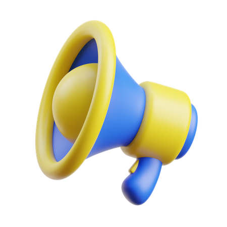 Megafone  3D Icon