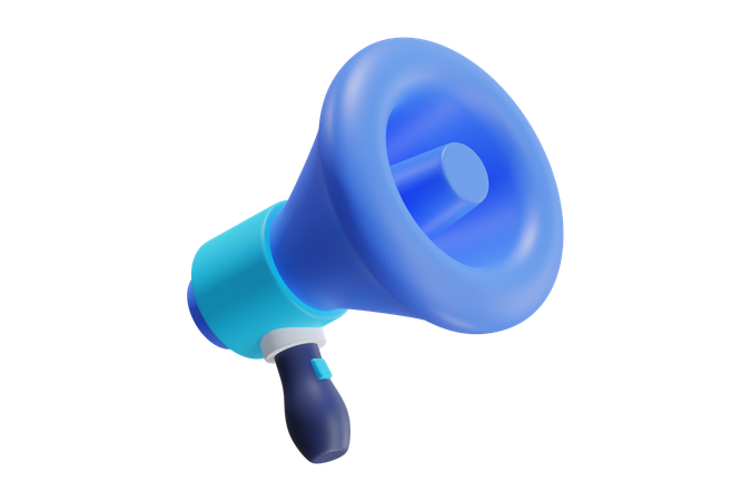 Megafone  3D Icon