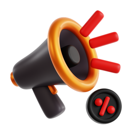 Megafone  3D Icon