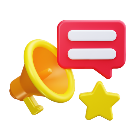 Megafone  3D Icon