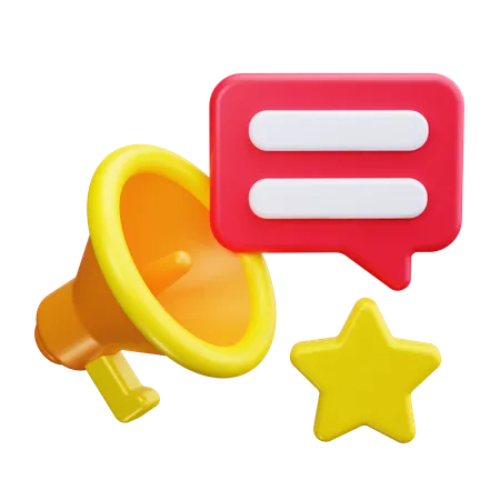 Megafone  3D Icon