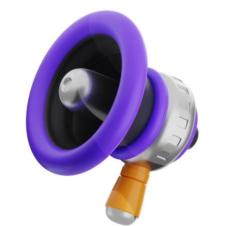 Megafone  3D Icon