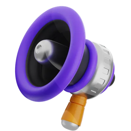 Megafone  3D Icon