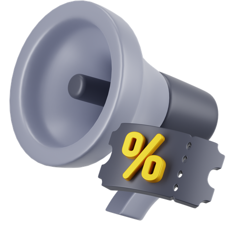 Megafone  3D Icon