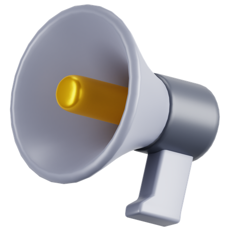 Megafone  3D Icon