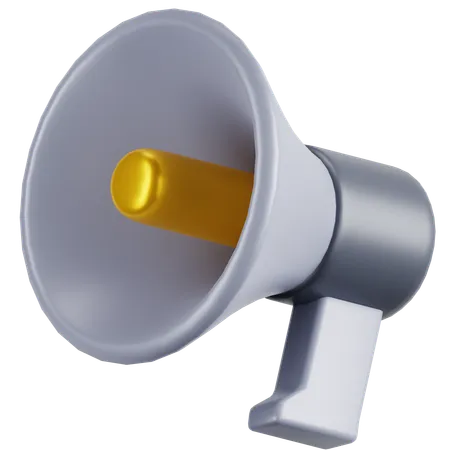 Megafone  3D Icon