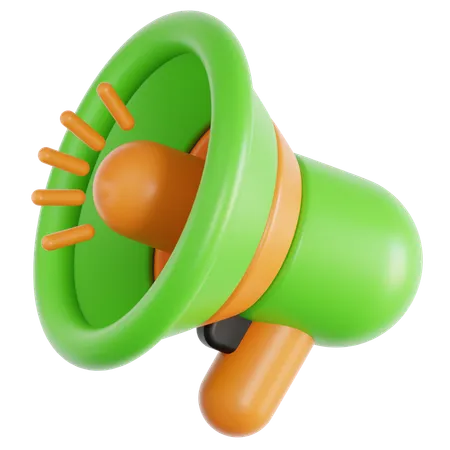 Megafone  3D Icon